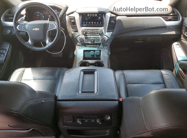 1GNSKBKC3HR321664 2017 CHEVROLET TAHOE Black Widok deski rozdzielczej