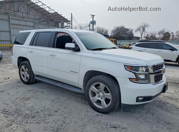 1GNSKBKC3HR384196 2017 CHEVROLET TAHOE White Передня права чверть