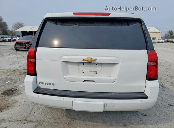 1GNSKBKC3HR384196 2017 CHEVROLET TAHOE White Вид ззаду