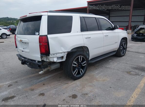 1GNSKBKC3JR212384 2018 CHEVROLET TAHOE White Trasero derecho