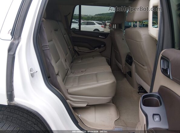 1GNSKBKC3JR212384 2018 CHEVROLET TAHOE White Vista de la etiqueta del VIN