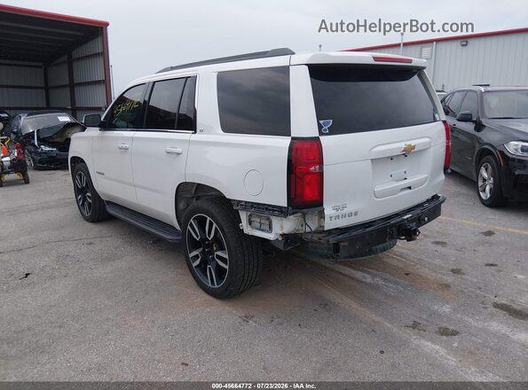1GNSKBKC3JR212384 2018 CHEVROLET TAHOE White Trasero izquierdo