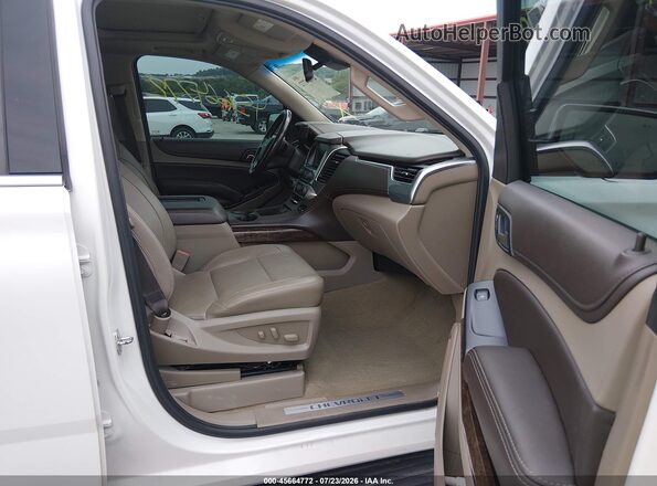 1GNSKBKC3JR212384 2018 CHEVROLET TAHOE White Vista interior delantera