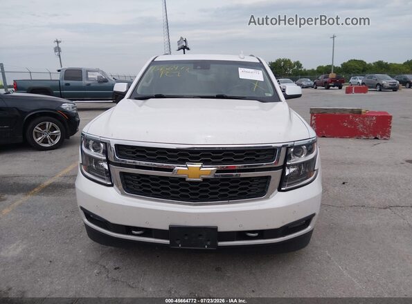 1GNSKBKC3JR212384 2018 CHEVROLET TAHOE White Vista interior trasera