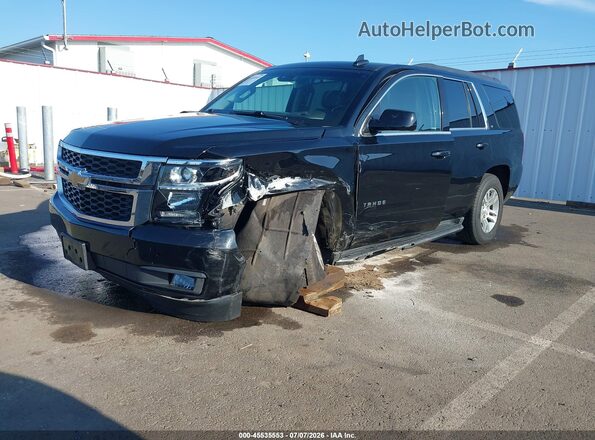 1GNSKBKC3KR306489 2019 CHEVROLET TAHOE Black Front left
