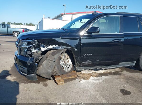 1GNSKBKC3KR306489 2019 CHEVROLET TAHOE Black Front view