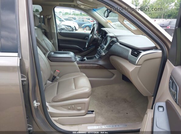 1GNSKBKC4GR107636 2016 CHEVROLET TAHOE Brown წინა სალონის ხედი