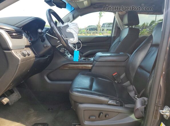 1GNSKBKC4HR124485 2017 CHEVROLET TAHOE Gray Widok wnętrza z przodu