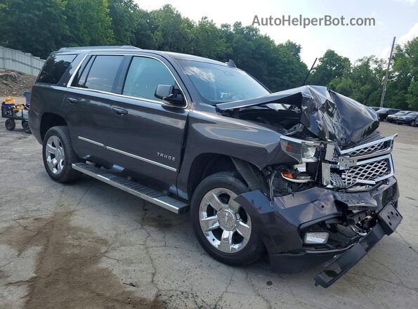 1GNSKBKC4HR124485 2017 CHEVROLET TAHOE Gray Przód prawy