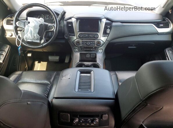 1GNSKBKC4HR124485 2017 CHEVROLET TAHOE Gray Widok deski rozdzielczej