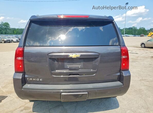 1GNSKBKC4HR124485 2017 CHEVROLET TAHOE Gray Widok z tyłu