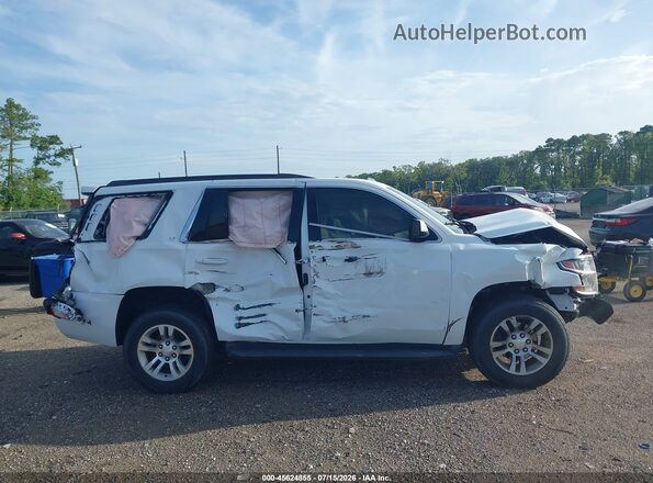 1GNSKBKC4HR254055 2017 CHEVROLET TAHOE Белый Вид щитка приборов