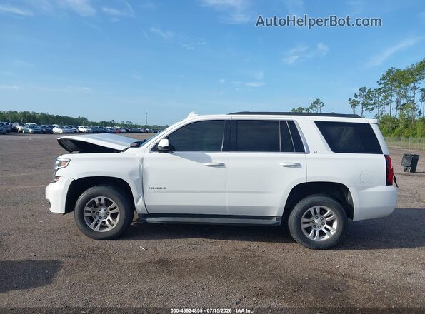 1GNSKBKC4HR254055 2017 CHEVROLET TAHOE Белый Вид задней части салона