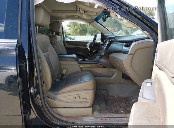 1GNSKBKC4HR379072 2017 CHEVROLET TAHOE Черный Вид салона спереди