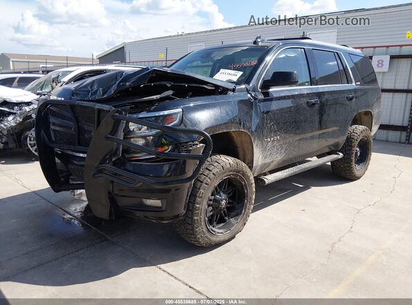 1GNSKBKC4HR379072 2017 CHEVROLET TAHOE Черный Передняя левая четверть