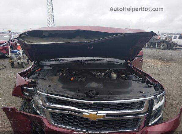 1GNSKBKC4HR404522 2017 CHEVROLET TAHOE Red Rear view