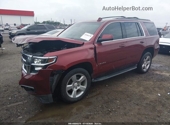 1GNSKBKC4HR404522 2017 CHEVROLET TAHOE Red Front left