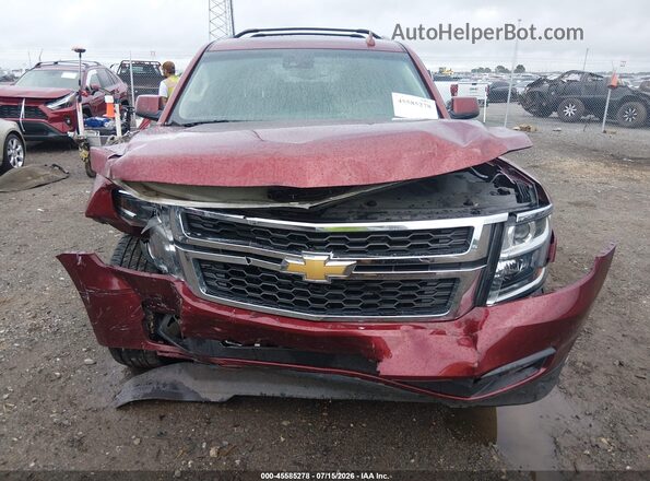 1GNSKBKC4HR404522 2017 CHEVROLET TAHOE Red Front view