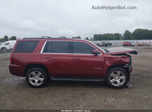 1GNSKBKC4HR404522 2017 CHEVROLET TAHOE Red Rear interior view