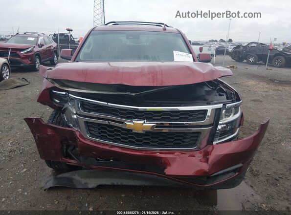 1GNSKBKC4HR404522 2017 CHEVROLET TAHOE Red Instrument cluster view
