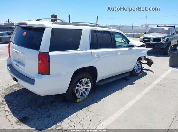 1GNSKBKC4JR127778 2018 CHEVROLET TAHOE Белый Задняя правая четверть