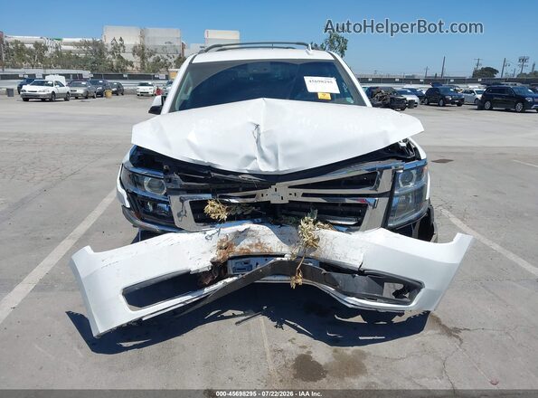 1GNSKBKC4JR127778 2018 CHEVROLET TAHOE Белый Вид спереди