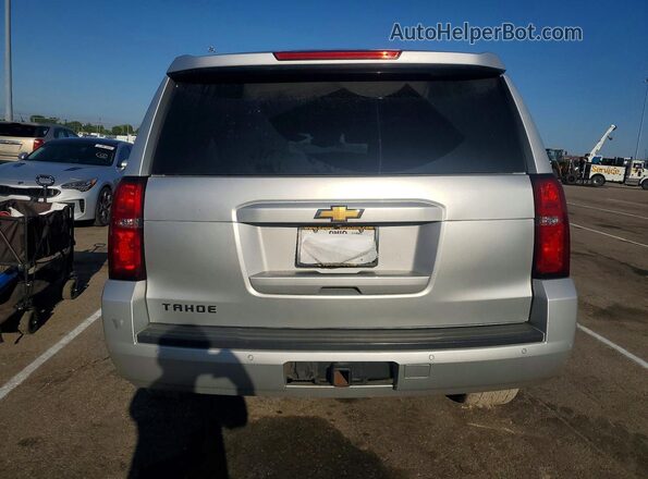 1GNSKBKC4JR306418 2018 CHEVROLET TAHOE Silver Rear view