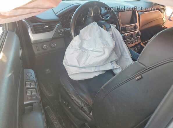 1GNSKBKC4JR306418 2018 CHEVROLET TAHOE Silver Dashboard view