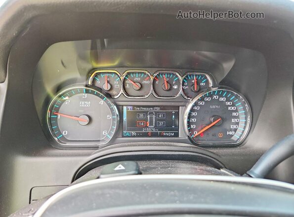 1GNSKBKC5GR407346 2016 CHEVROLET TAHOE White Instrument cluster view