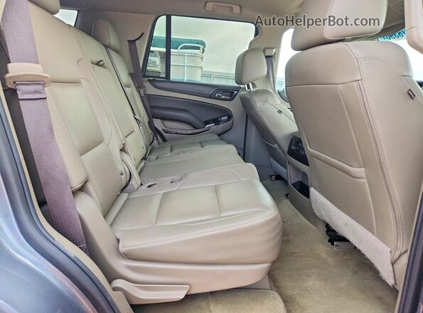 1GNSKBKC5JR360388 2018 CHEVROLET TAHOE Серый Вид задней части салона