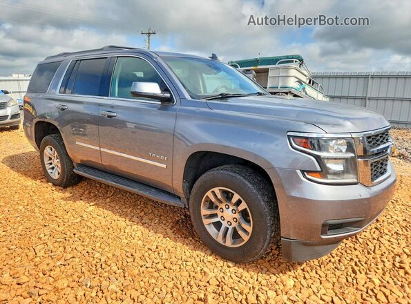 1GNSKBKC5JR360388 2018 CHEVROLET TAHOE Серый Передняя правая четверть