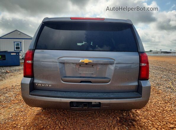 1GNSKBKC5JR360388 2018 CHEVROLET TAHOE Серый Вид сзади