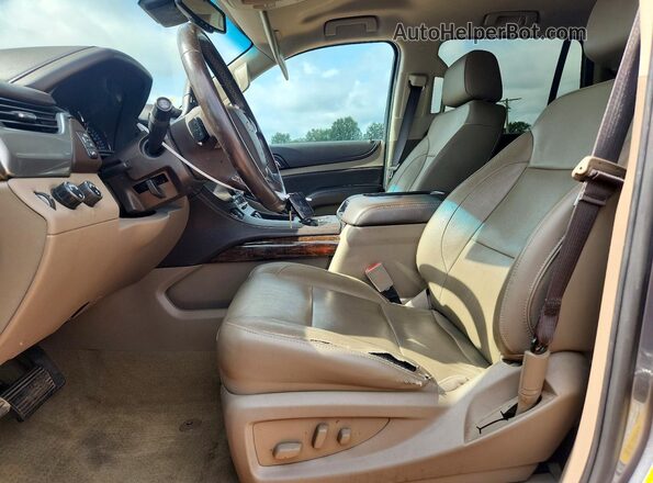 1GNSKBKC5JR360388 2018 CHEVROLET TAHOE Серый Вид салона спереди