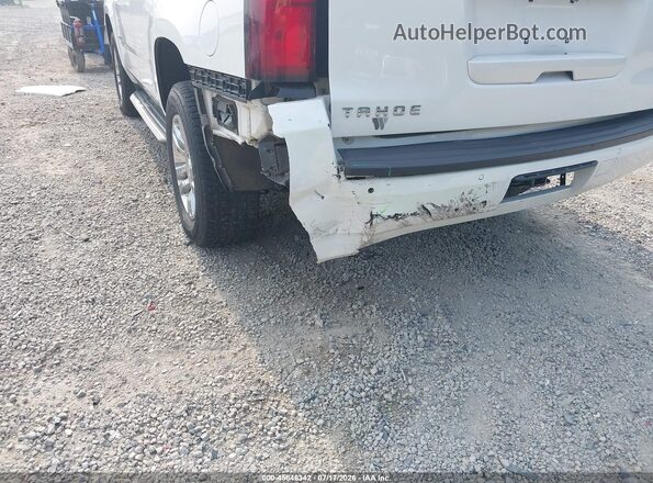 1GNSKBKC5JR365154 2018 CHEVROLET TAHOE White 