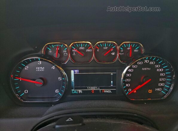 1GNSKBKC5JR373402 2018 CHEVROLET TAHOE Silver Սարքավորումների վահանակի տեսք