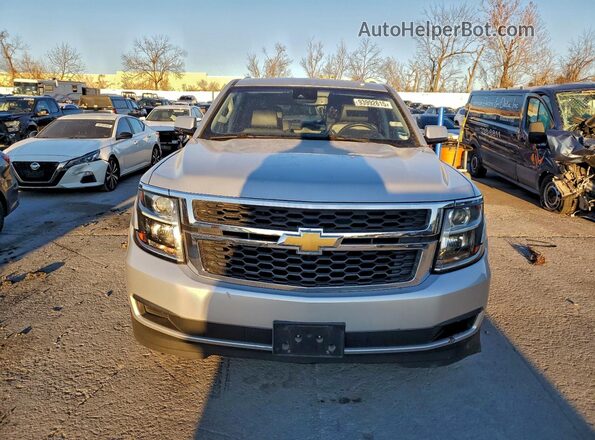 1GNSKBKC5JR373402 2018 CHEVROLET TAHOE Silver Դիմացի տեսք