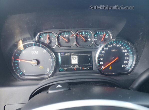 1GNSKBKC5KR226465 2019 CHEVROLET TAHOE Black Вид щитка приладів