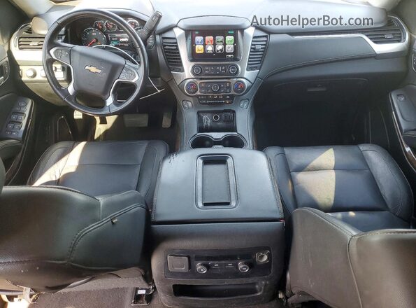 1GNSKBKC5KR226465 2019 CHEVROLET TAHOE Black Вид панелі приладів