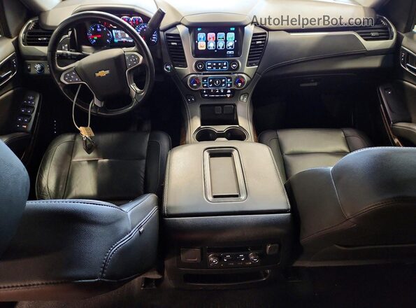 1GNSKBKC5LR297408 2020 CHEVROLET TAHOE Black წინა პანელის ხედი
