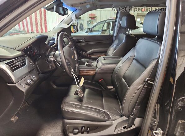 1GNSKBKC5LR297408 2020 CHEVROLET TAHOE Black წინა სალონის ხედი