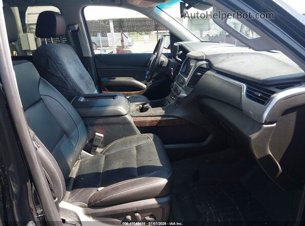 1GNSKBKC6KR191127 2019 CHEVROLET TAHOE Black Widok wnętrza z przodu