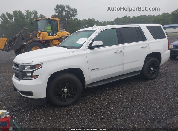 1GNSKBKC7GR303361 2016 CHEVROLET TAHOE White წინა მარცხენა ხედი სამი მეოთხედიდან