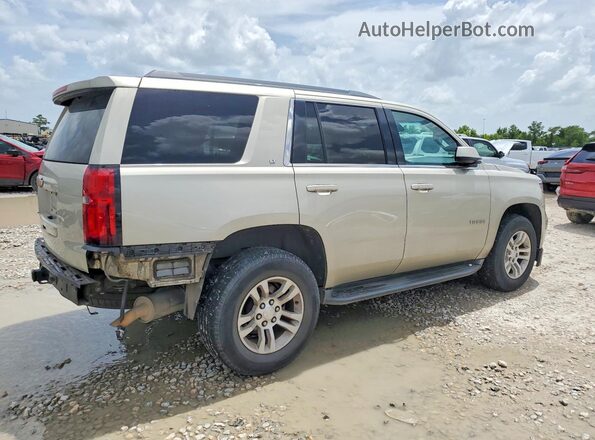 1GNSKBKC7HR145914 2017 CHEVROLET TAHOE Gold Rear right