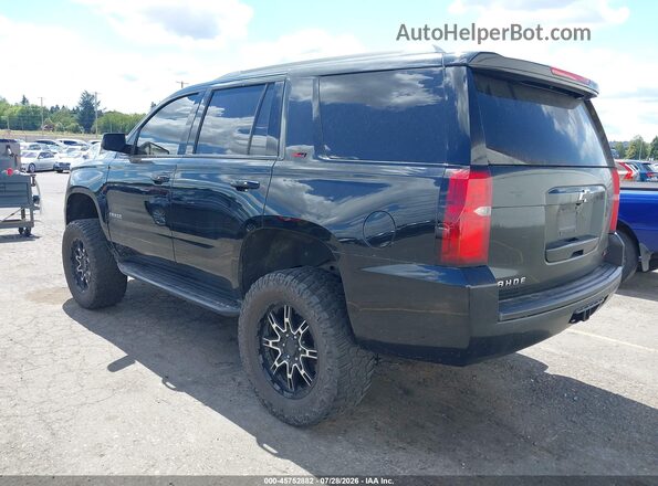 1GNSKBKC7HR276339 2017 CHEVROLET TAHOE Черный Задняя левая четверть