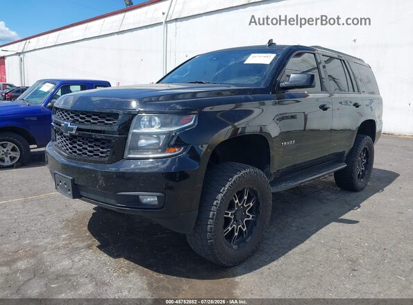 1GNSKBKC7HR276339 2017 CHEVROLET TAHOE Черный Передняя левая четверть