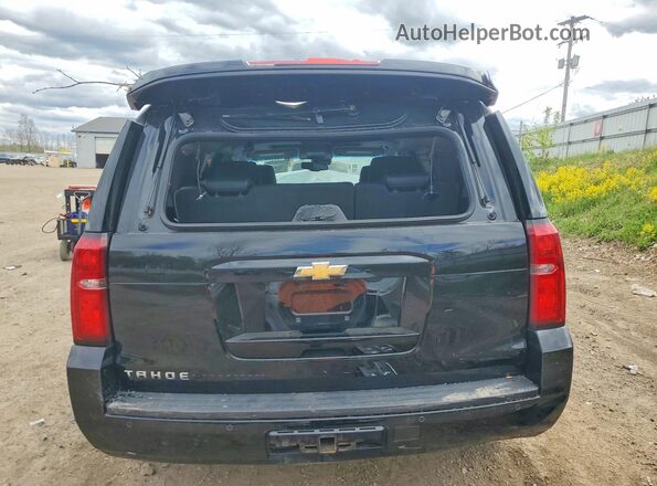 1GNSKBKC7JR375488 2018 CHEVROLET TAHOE Black Հետևի տեսք