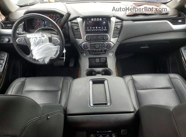 1GNSKBKC7JR375488 2018 CHEVROLET TAHOE Black Առջևի վահանակի տեսք