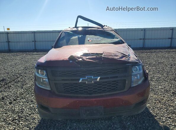 1GNSKBKC7KR384497 2019 CHEVROLET TAHOE Maroon Vista frontal