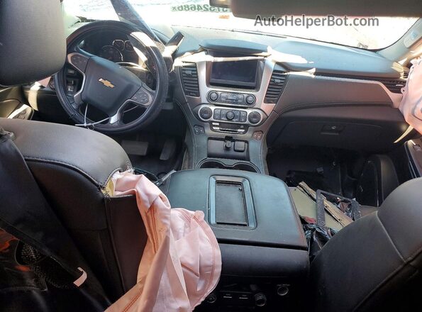 1GNSKBKC7KR384497 2019 CHEVROLET TAHOE Maroon Vista del salpicadero