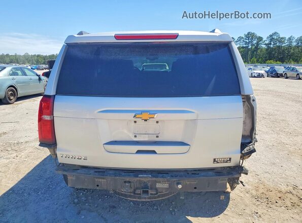 1GNSKBKC7LR203772 2020 CHEVROLET TAHOE Silver Widok z tyłu